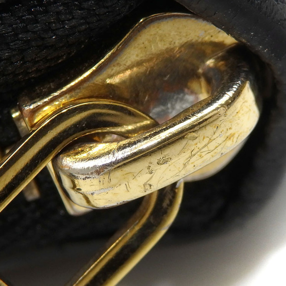 LOUIS VUITTON Round Long Wallet Monogram Implant Zippy Women's M61864 Noir Black - Picture 9 of 9